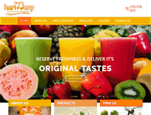 Tablet Screenshot of harmonyfoods.com.sg